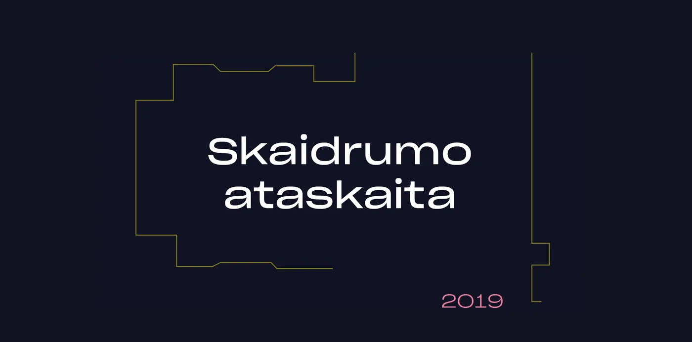2019 AGATA skaidrumo ataskaita