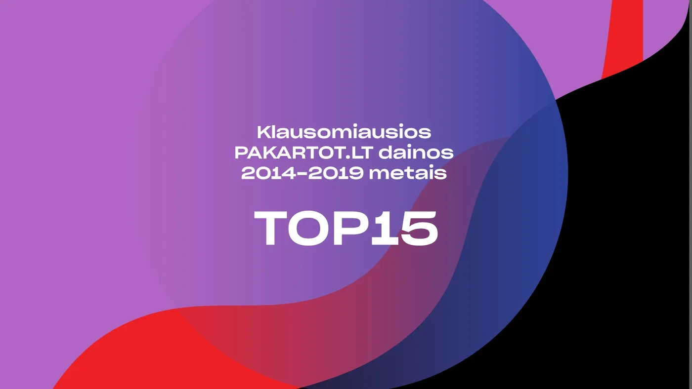 Didžiausiai lietuviškos muzikos pasiklausymo platformai Pakartot.lt – 5 metai