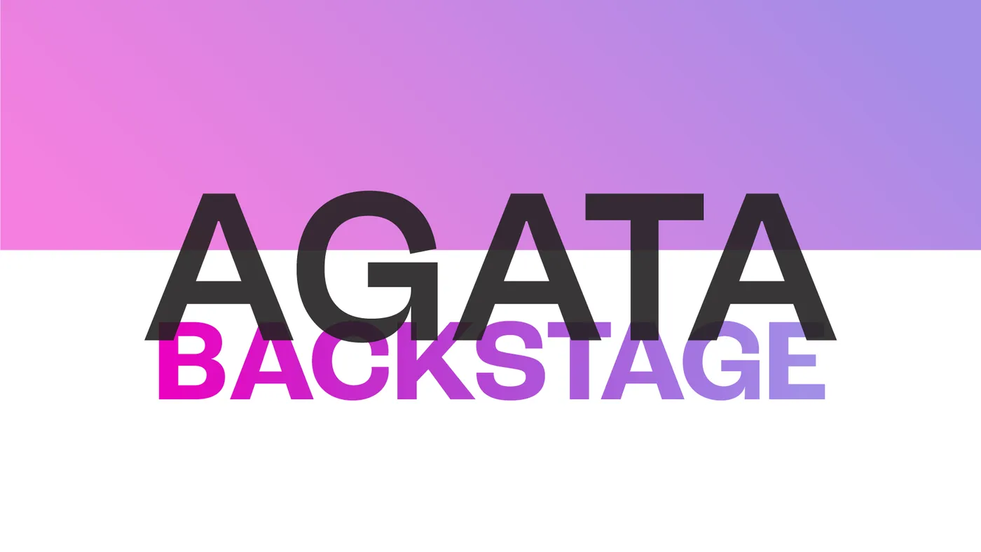 „AGATA | BACKSTAGE“ sugrįžta – kviečiame dalyvauti !