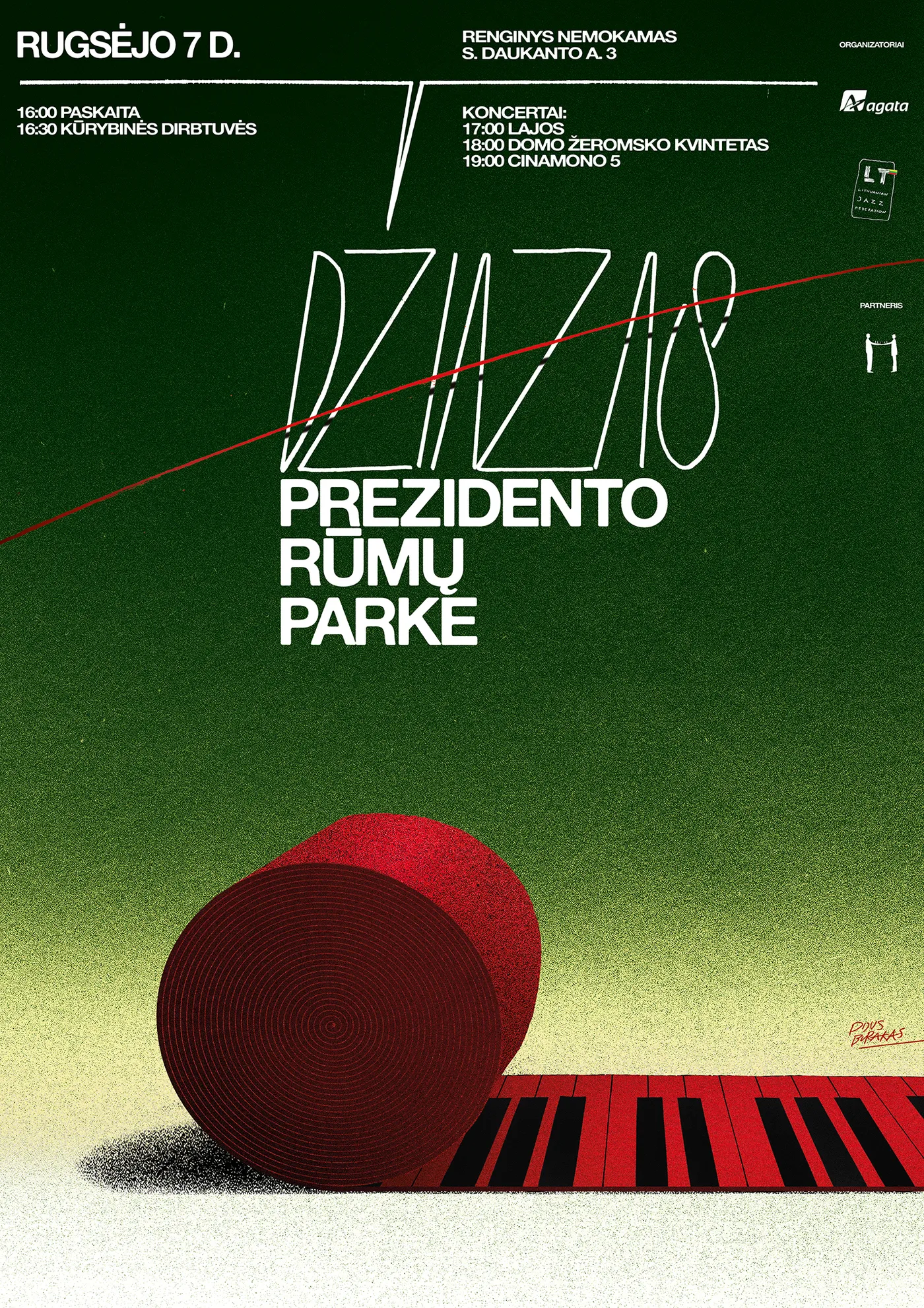 Prezidento rūmų parkas kviečia pasiklausyti džiazo