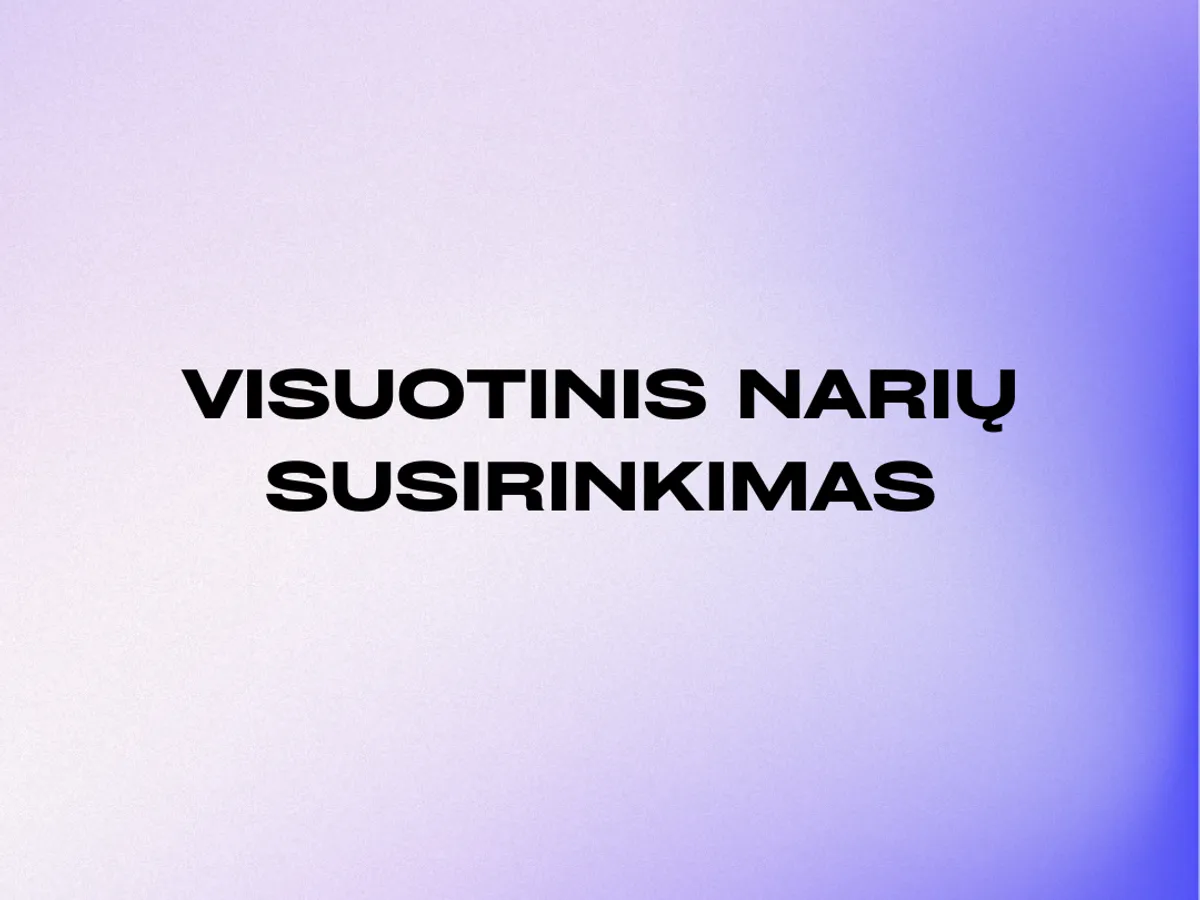 Šaukiamas AGATA Visuotinis narių susirinkimas