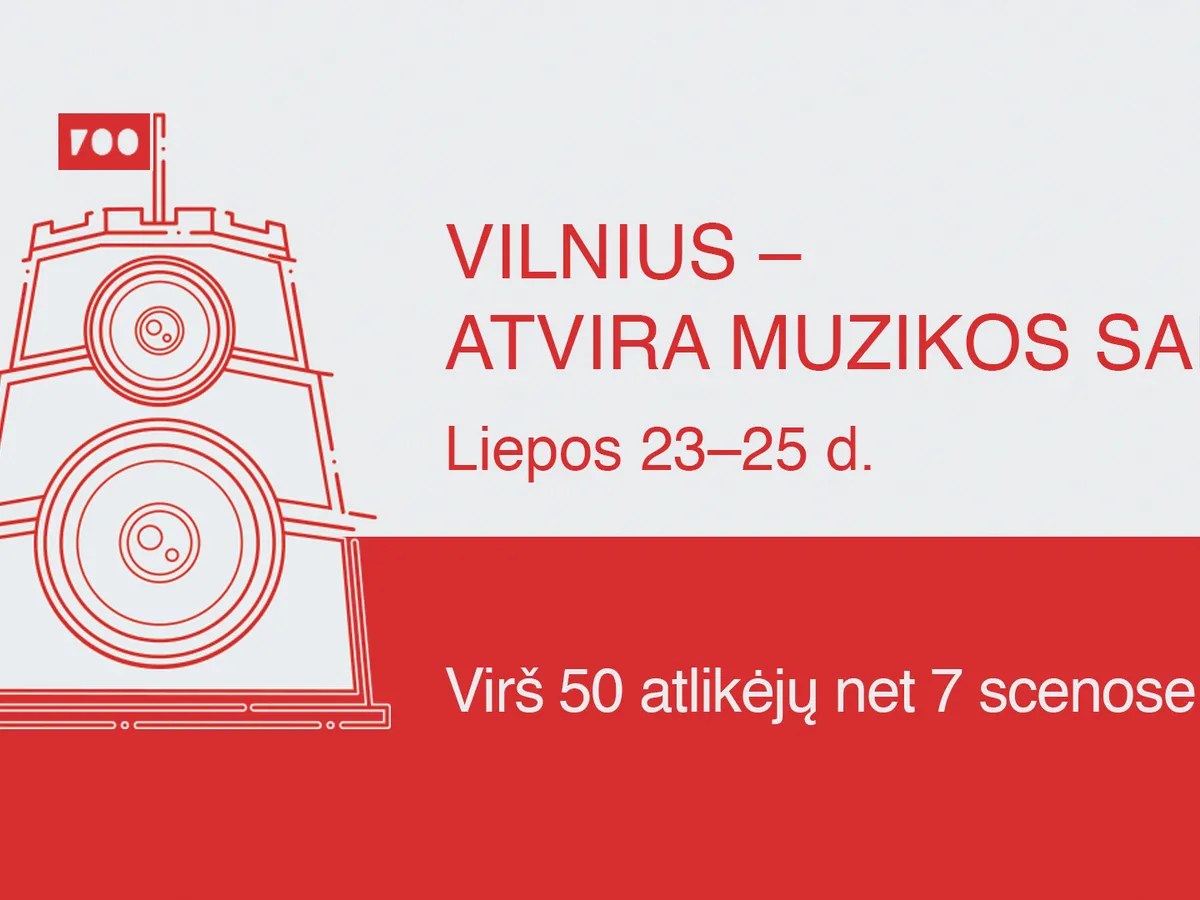 „Vilnius – atvira muzikos salė“: koncertai vyks 7 miesto erdvėse