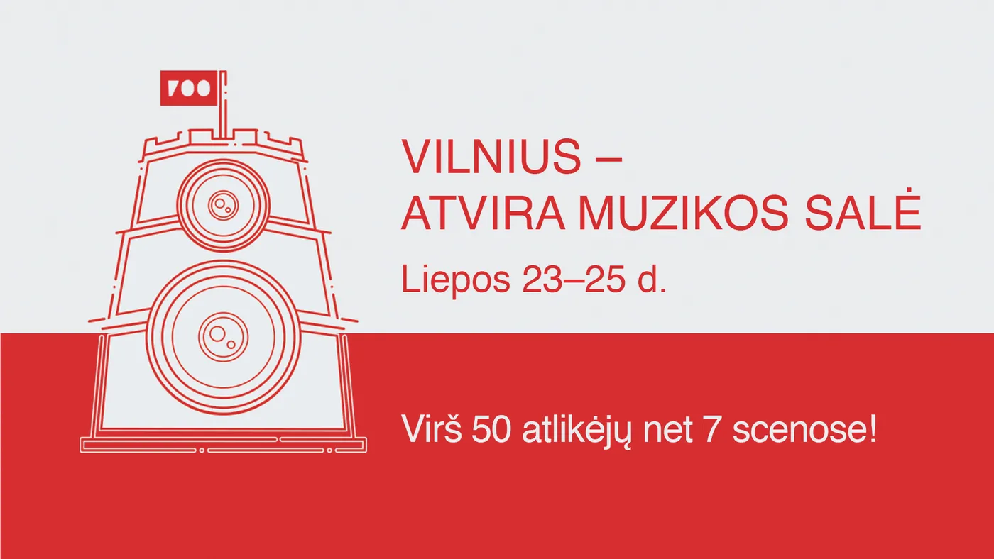 „Vilnius – atvira muzikos salė“: koncertai vyks 7 miesto erdvėse