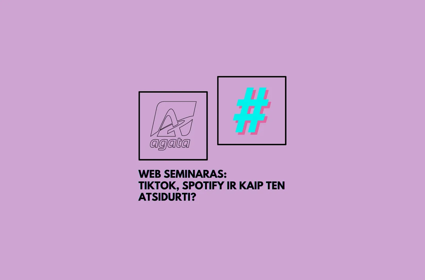 WEB seminaras: TikTok, Spotify ir kaip ten atsidurti?