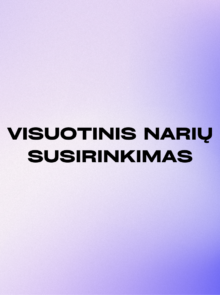 Skelbiami AGATA Visuotinio narių susirinkimo dokumentai