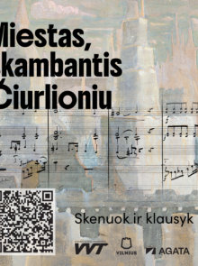 Čiurlionio gimtadienį Vilniaus viešasis transportas pasitinka garsiniu ir vizualiniu patyrimu keleiviams